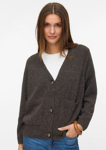Vero Moda Women's Boom Cardigan Brown