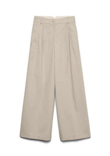 Vero Moda - Pantalone Donna Nille Beige Avena
