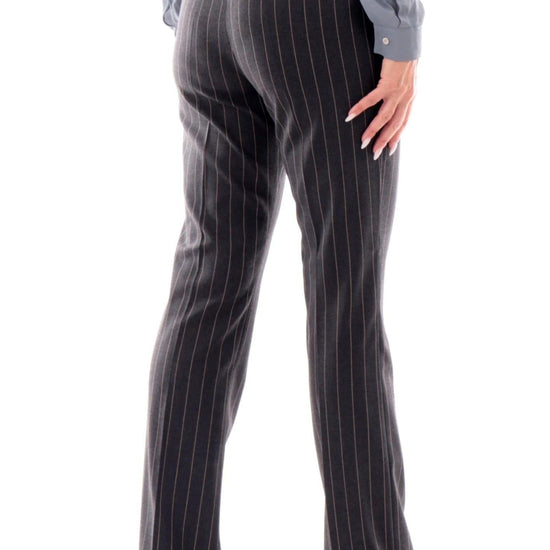 Emme Marella Pantalone Donna Micron Grigio Gessato 2525136271200 007 EMME MARELLA 