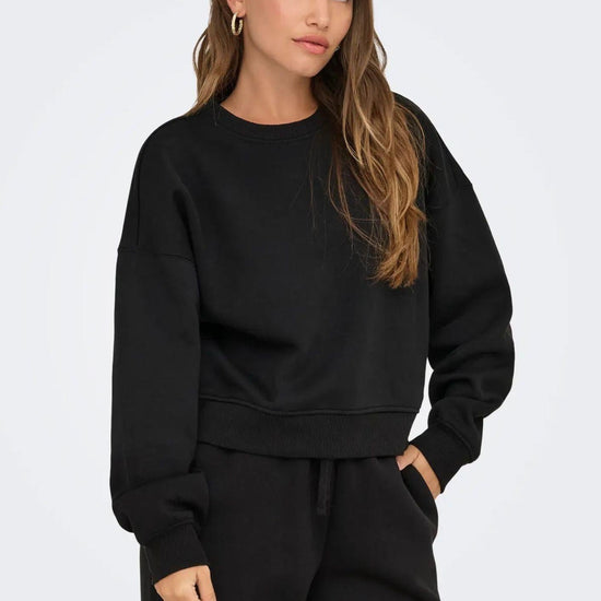 Felpa Donna Only Onlbest Nero 15338727 Black ONLY 
