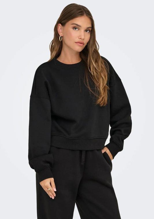 Felpa Donna Only Onlbest Nero 15338727 Black ONLY 