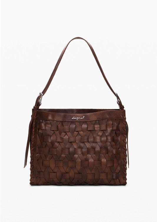 Desigual - Borsa Donna Bag Argon Camel Buxton Marrone
