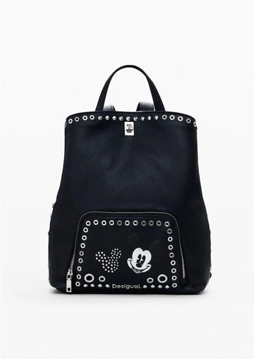 Zaino Donna Mickey Rock Sumy Nero