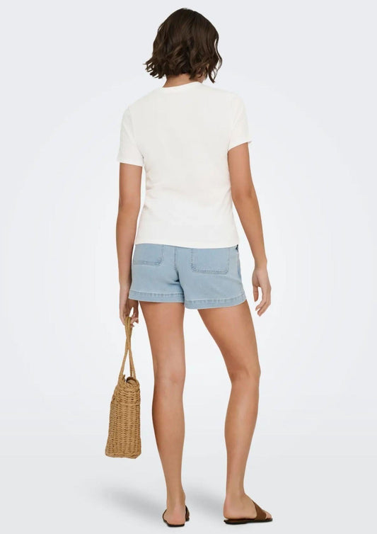 Only - Women's Mira White T-Shirt