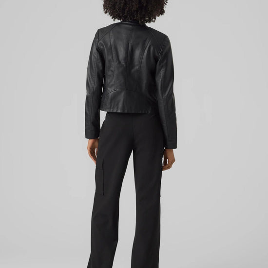 Vero Moda Giacca Biker Donna VMFAVODONA Nero 10288555 Black VERO MODA 