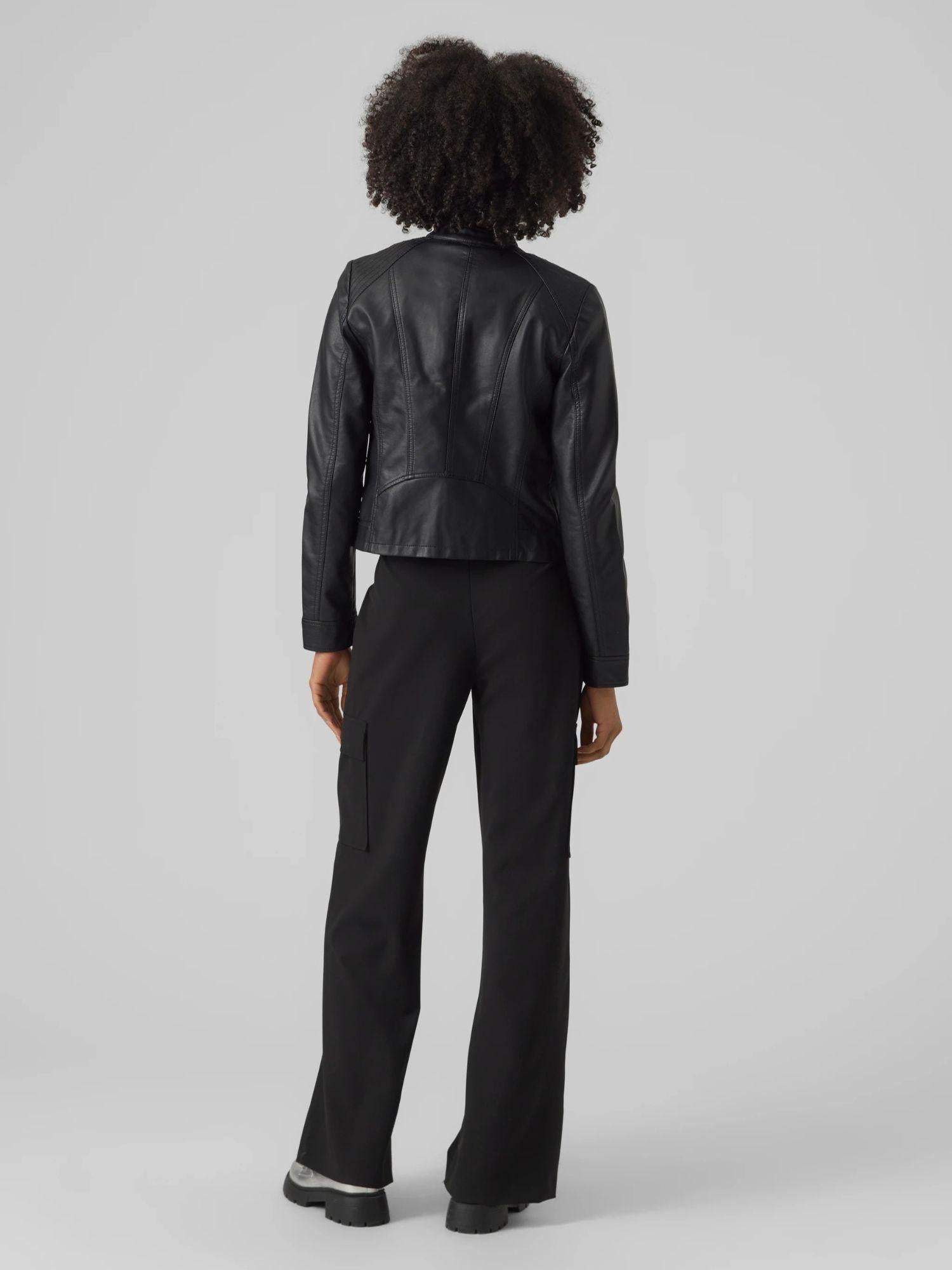 Vero Moda Giacca Biker Donna VMFAVODONA Nero 10288555 Black VERO MODA 
