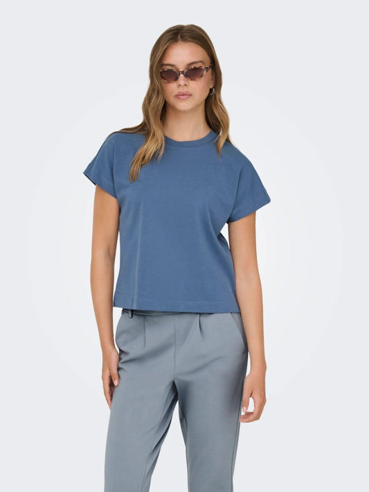 Only Women's Vintage Indigo Onlerica T-Shirt