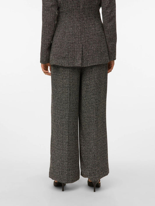 Vero Moda VMPERLE Pantaloni formali Donna Nero sale e pepe