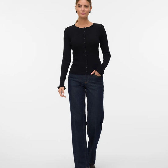 Vero Moda VMWONDER Cardigan Donna Nero 10330859 Black VERO MODA 