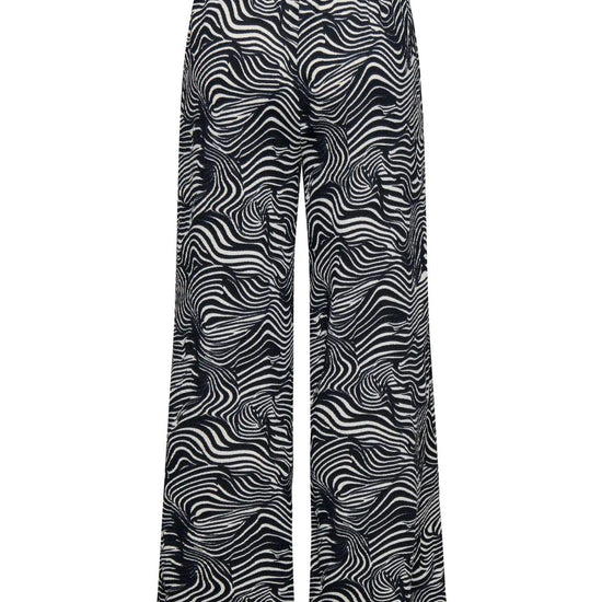 Jacqueline De Yong JDYDEBBIE Pantaloni Wide Fit Donna Nero WHITECAP GRAY GEO 15352943 Black WHITECAP GRAY GEO JACQUELINE DE YONG 