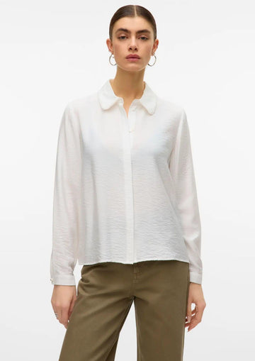 Vero Moda Camicia Donna Falina Bianca
