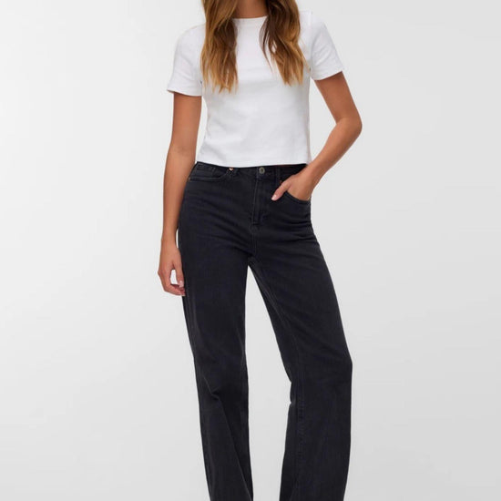 Vero Moda Jeans Donna Tessa Grigio Scuro 10327087 Dark Grey Denim VERO MODA 