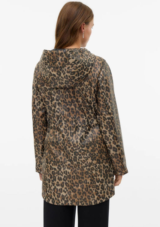 Giubbino Donna Malou Marrone Animalier