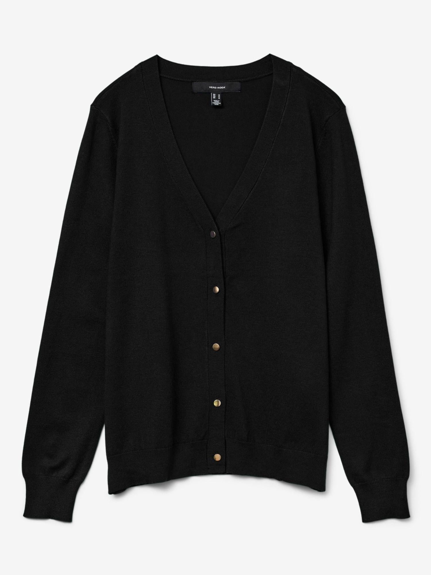 Vero Moda VMSILJE Cardigan in Maglia Donna Nero 10320456 Black VERO MODA 