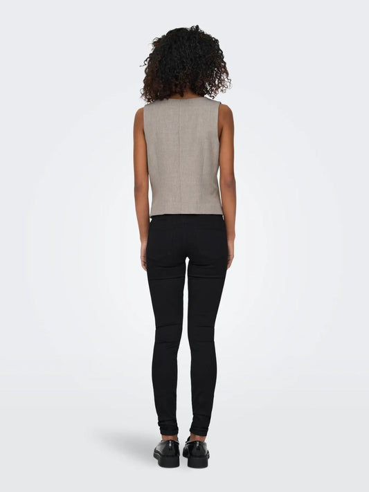 Gilet Donna Funghi Melange