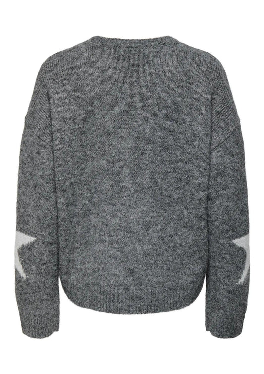 Pullover Donna Only Azu Grigio scuro