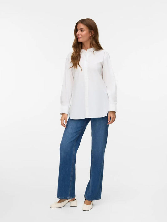 Vero Moda - Women's White Elina Shirt