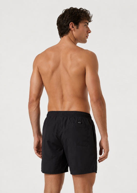 Armani Exchange - Men's Black Swim Trunks