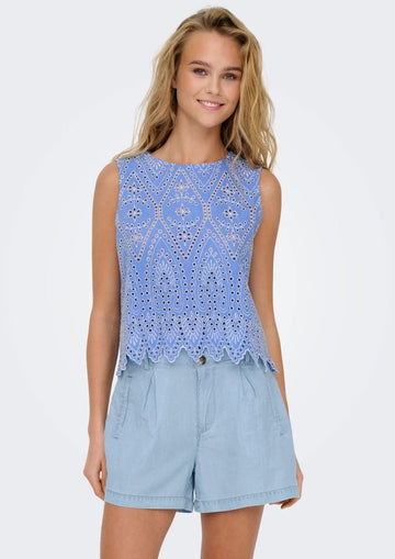 Only - Canotta Donna Tulum Blu