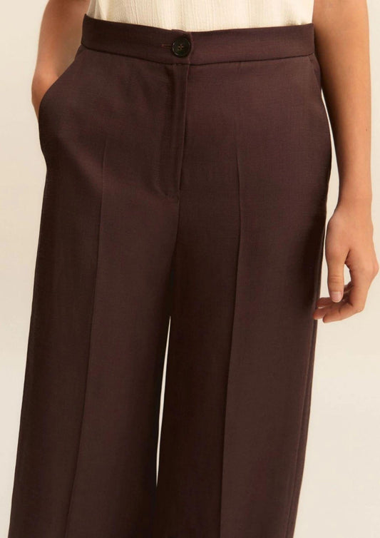 Emme Marella Women's Trousers Emmalcuno Dark Brown