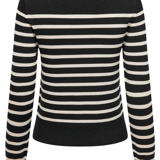 Only Onlkalana Pullover Donna Nero e Bianco 15331331 Black Whitecap Grey ONLY 