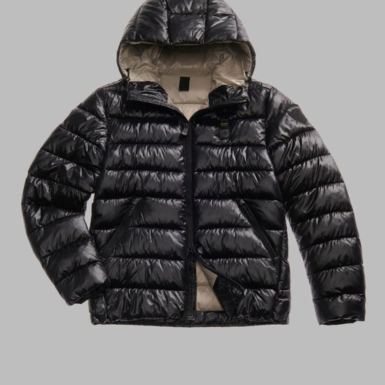 Blauer Giacca Invernale Uomo Adams Nera con Interno Beige BLUC02079 5958 999 BLAUER 
