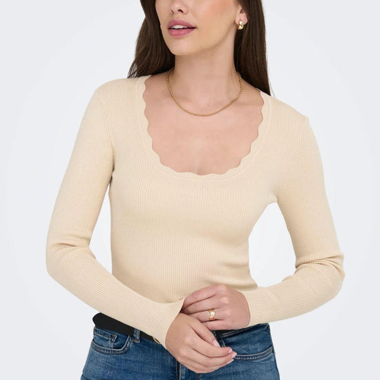Jacqueline De Yong Pullover Donna Nanna Beige 15355459 Birch JACQUELINE DE YONG 
