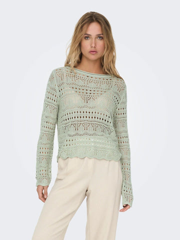 Jacqueline De Yong Maglia Donna Desert Sage Jdysun
