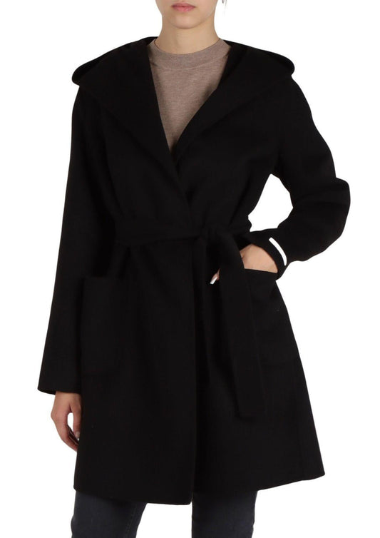 Emme Marella Cappotto Donna Oblato Nero