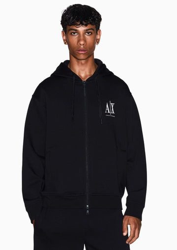Armani Exchange - Felpa Uomo Nera