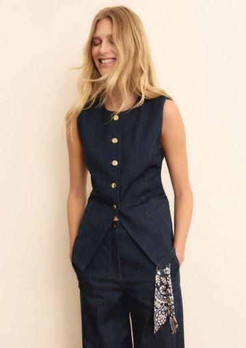 Emme Marella - Gilet Donna cachi Blu