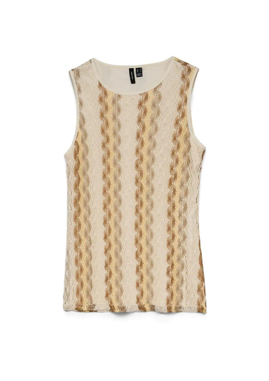 Vero Moda Women's Birch and Oat Grey Top