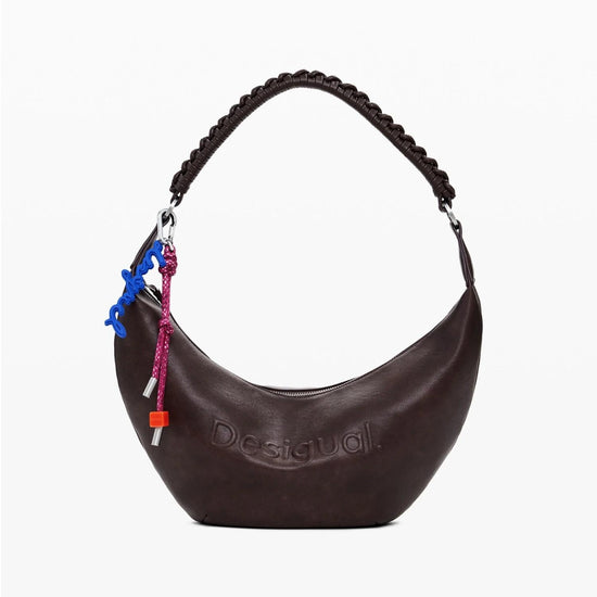 Desigual Borsa a tracolla media con logo 3D Donna Marrone 25WAXPAX 6009 DESIGUAL 