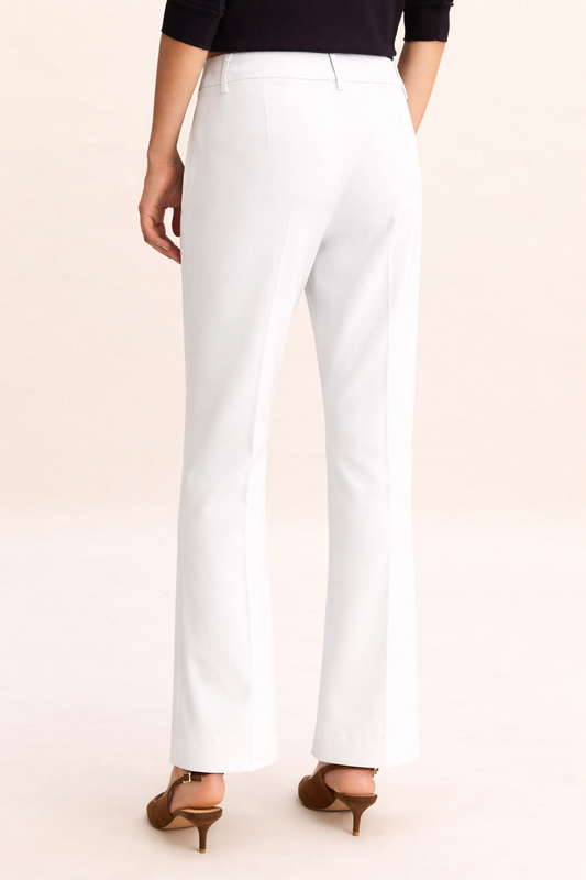 Emme Marella - Women's Trousers Farnese2 White Wool