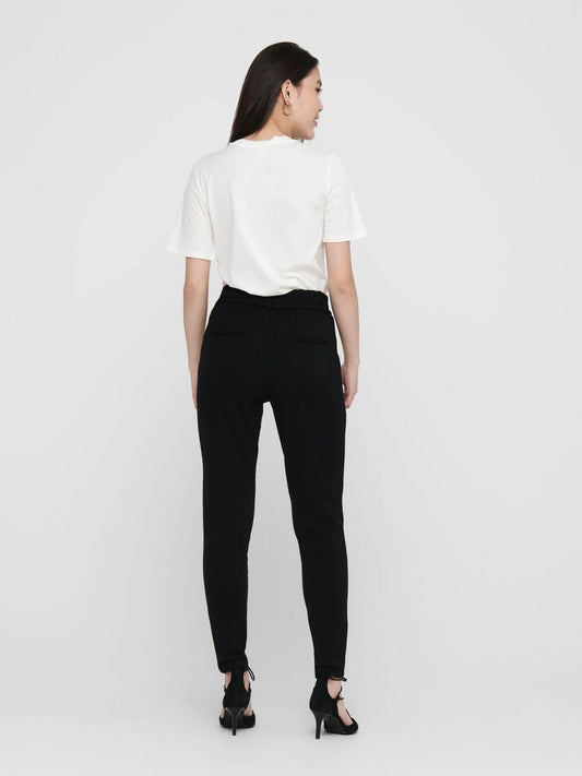 Only Women's Black Onlpoptrash Trousers