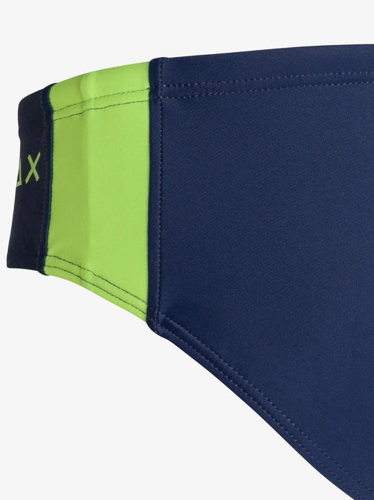 Costume Sun68 Slip Stripe Fluo Uomo Blu Navy