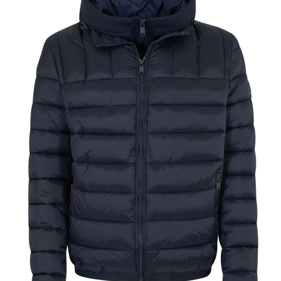 Yes Zee Giubbino Trapuntato Cappuccio staccabile Uomo Blu J838 QG00 0713 YES ZEE 