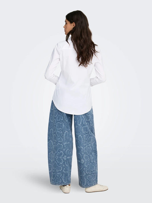 Jacqueline De Yong Women's Shirt White Jdymio