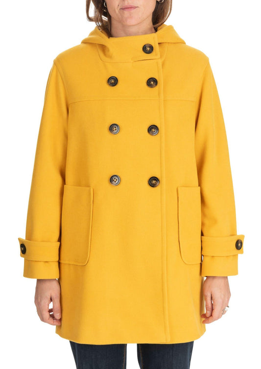 Giaccone Donna Giallo Ocra