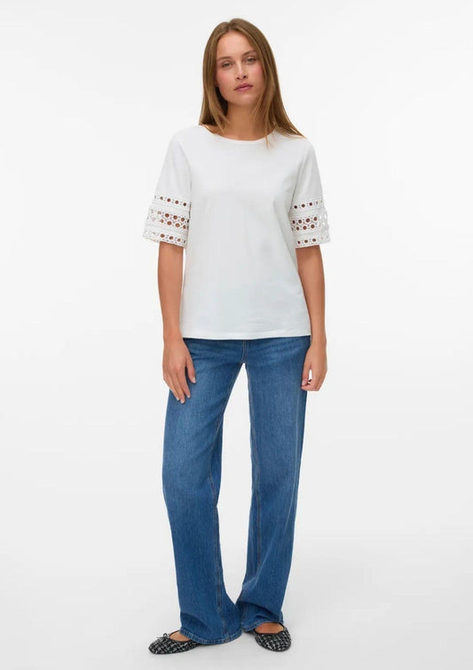 Vero Moda - Women's Ivacy White Knit