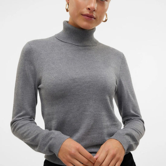 Vero Moda Pullover Donna Iris Grigio 10320450 Medium Grey Melange VERO MODA 