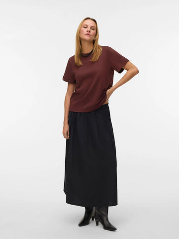 Aware - T-Shirt Donna Bitter Chocolate AWNaima