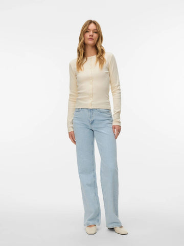 Vero Moda Jeans Donna Wide Fit Light Blue VMSilje