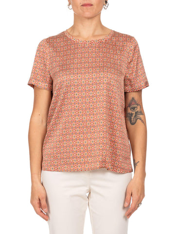 Diana Gallesi - Women's Ecru Red Blouse
