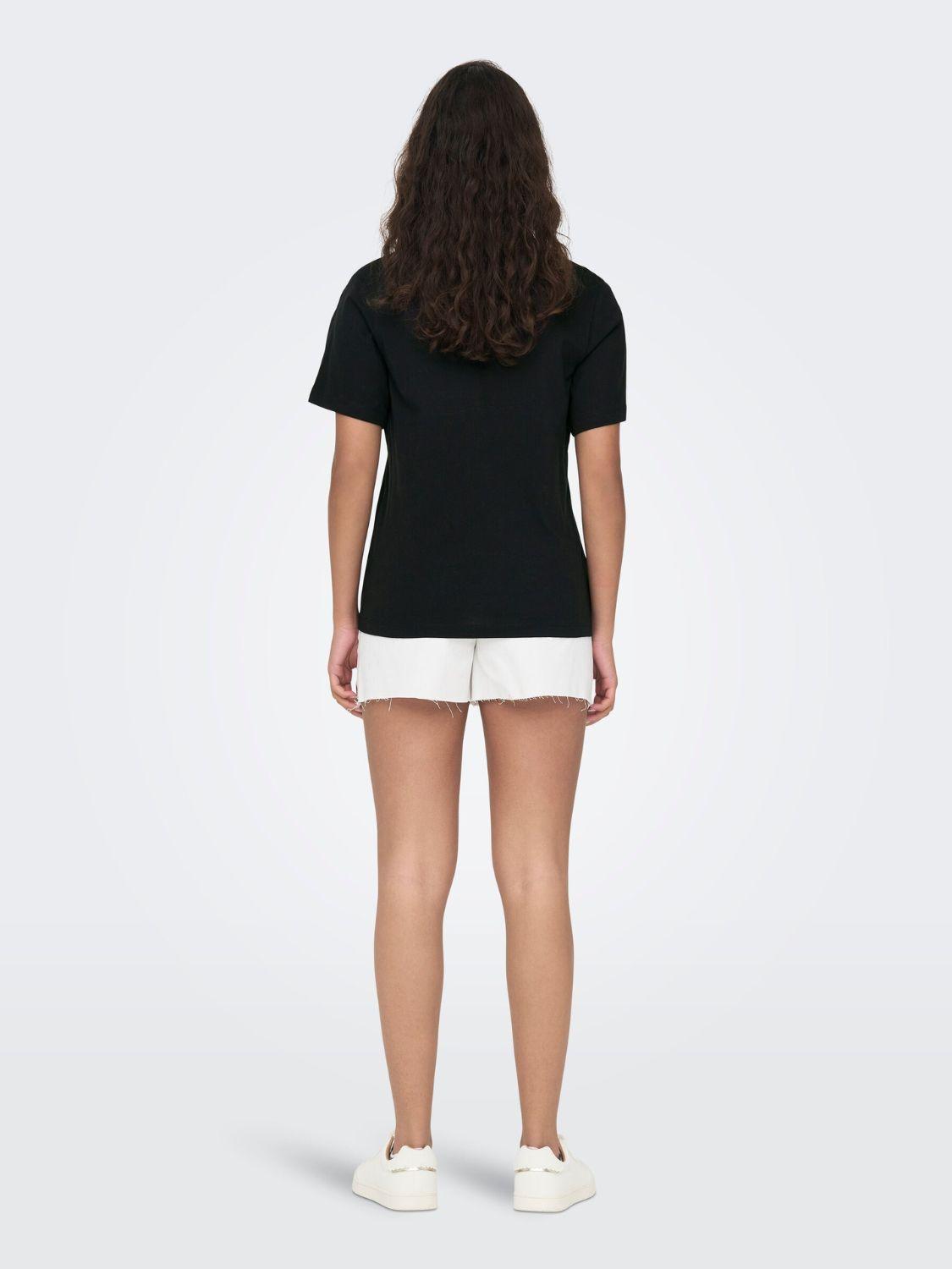 T-Shirt Donna Nero 15292431 Black JACQUELINE DE YONG 