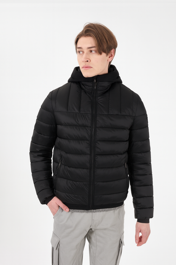 Yes Zee Men's Black Jacket