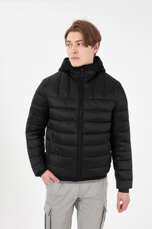 Yes Zee Men's Black Jacket