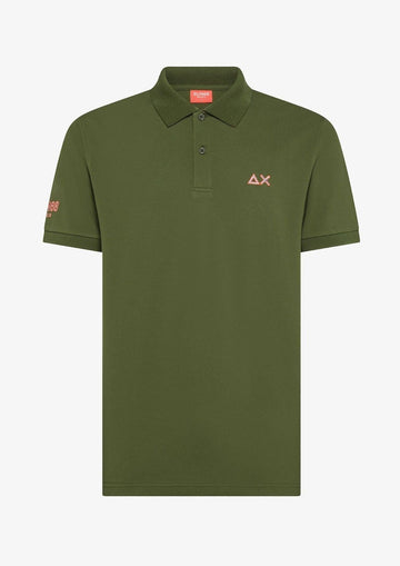 Sun68 - Polo Uomo Verde Scuro