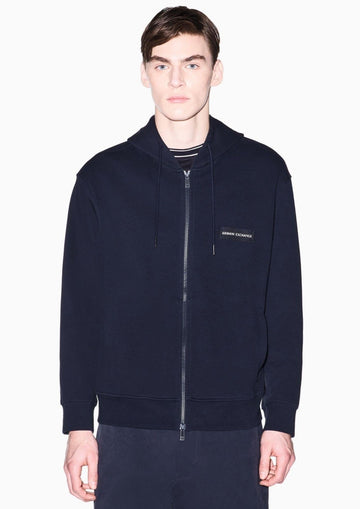Armani Exchange - Felpa Uomo Blu Navy