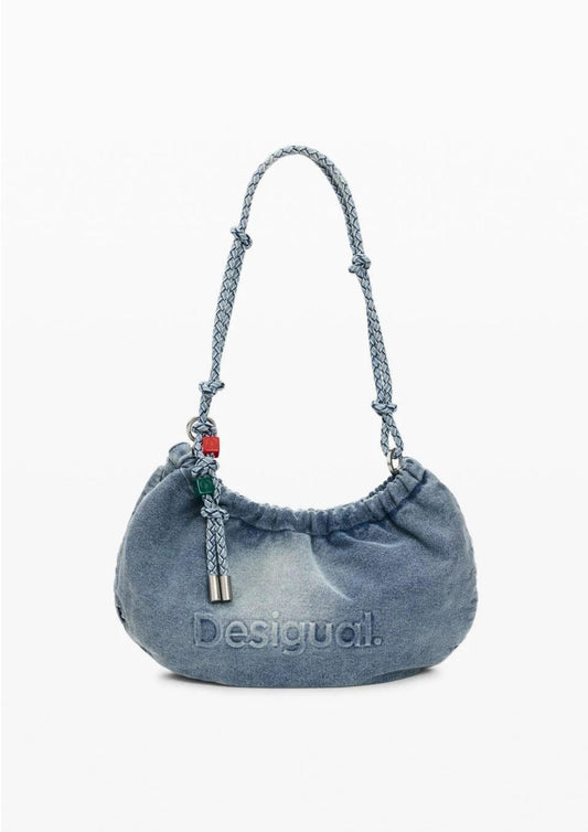 Desigual - Women's Half Logo Denim Waverly Bag Light Blue Denim